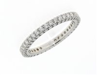 Anello Mirco Visconti Donna Vera girodito in Oro bianco Diamante 0.23 Ct DS125/EVS - DS125/EVS
